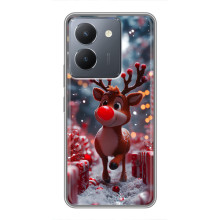 Яскравий чохол для VIVO Y36 з Зимові Оленята – Олень серед подарунків