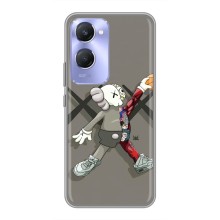 Чохли для Vivo Y36c - Bearbrick Louis Vuitton (PREMIUMPrint) (Беарбрік Джордан)
