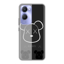 Чохли для Vivo Y36c - Bearbrick Louis Vuitton (PREMIUMPrint) (БеарБрік очі)