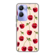 Чехлы с Фруктами для Vivo Y36c (VPrint) (Вишня)