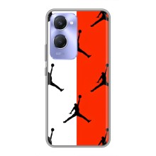 Чохли для Vivo Y36c - з картинкою JORDAN (AlphaPrint) (Лого Джордан)