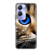 Чехлы с Котиками для Vivo Y36c (VPrint) (Глаз кота)