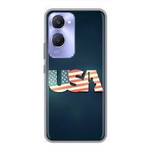 Чехол Флаг USA для Vivo Y36c (USA)