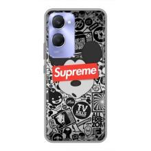 Чехол с Брендами одежды на Виво В36с – Supreme Маус