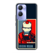 Чехол Супергерой Железный человек на Vivo Y36c (Art Iron man)