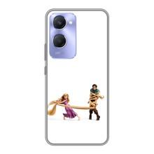 Чехол Рапунцель для Vivo Y36c (Рапунцель и Флин)