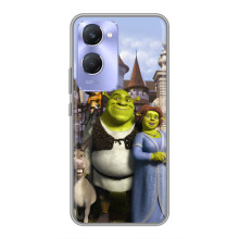 Чехол с мультфильмом Шрек на Vivo Y36c
