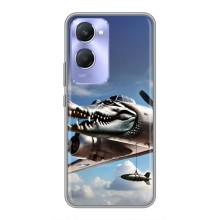 Чехол с мемом Тралалело тралала на Vivo Y36c – Бомбардиро крокодило