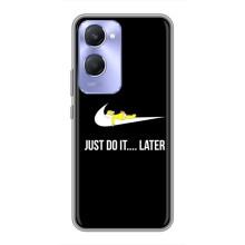 Чехол с логотипом Найк на Vivo Y36c (Nike just do it)