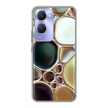 Мраморний чехол на Vivo Y36c (VPrint) (Радужний Мрамор)