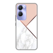 Мраморний чехол на Vivo Y36c (VPrint) (Тройний мрамор)