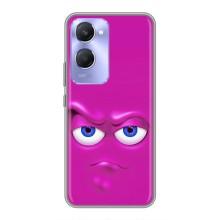 Чохли (ТПУ) (смішні стікери) для Vivo Y36c – Хитра мордочка