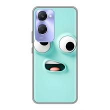 Чохли (ТПУ) (смішні стікери) для Vivo Y36c – мордочка
