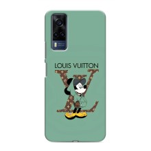 Чохли Луі Вітон для Vivo Y51 (2020) (AlphaPrint - LOUIS VUITTON) – Міккі Маус LV