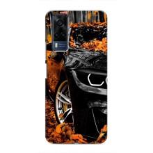 Чехлы с Машинами на ВиВО Y51 (2020) (VPrint) (Черная Машина)