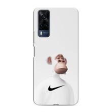 Чехлы с Обезьянами NFT для Vivo Y51 (2020) (AlphaPrint) (обезьяна NFT Nike)