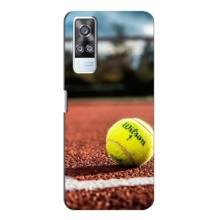 Чехлы с принтом Спортивная тематика для Vivo Y51 (2020) – Теннисный корт