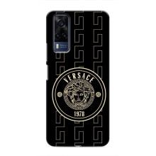 Чехлы VERSACE для ВиВО Y51 (2020) (PREMIUMPrint) (Лого Версаче)