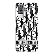 Чехол (Dior, Prada, YSL, Chanel) для Vivo Y51 (2020) (Christian Dior)