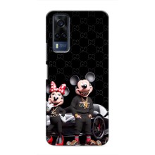 Чехол Disney Mouse Vivo Y51 (2020) (PREMIUMPrint) (Семья Маусов)