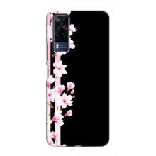 Чохол для Vivo Y51 (2020) - з принтом (Дизайнерські) (AlphaPrint) (Квіточки)