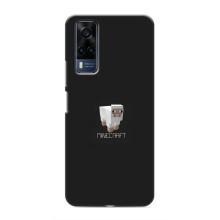 Чехол Майнкрафт на Vivo Y51 (2020) (AlphaPrint) Minecraft (Овечка Майнкрафт)