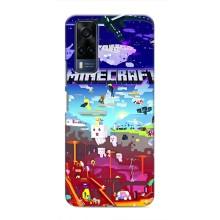 Чехол майнкрафт для Vivo Y51 (2020) (MINECRAFT)