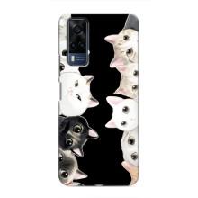 Чохол на Vivo Y51 (2020) з Котиками (VPrint) (Погляд котиків)