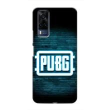 Чехол PUBG для ВиВО Y51 (2020) (AlphaPrint) (Лого PUBG)
