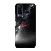 Чохол для Vivo Y51 (2020) - з принтом Найк (AlphaPrint) (Найк червоний)