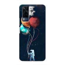Космические Чехлы для ВиВО Y51 (2020) (VPrint) (Планеты шарики)
