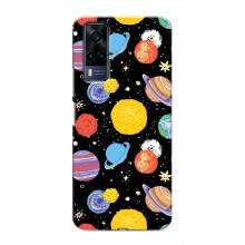 Космические Чехлы для ВиВО Y51 (2020) (VPrint) (Рисованные планеты)