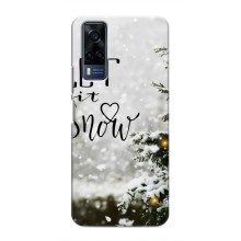 Новогодние, Праздничные Чехлы для Vivo Y51 (2020) - 2024 год – Let it snow