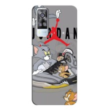 Силиконовый Чехол Nike Air Jordan на Виво У51 (2020) (Air Jordan)