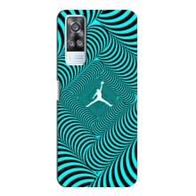 Силиконовый Чехол Nike Air Jordan на Виво У51 (2020) (Jordan)