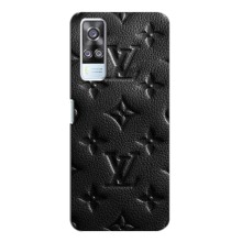Текстурный Чехол Louis Vuitton для Виво У51 (2020) – Черный ЛВ