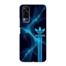 Чехлы Адидас для VIVO Y53S (AlphaPrint) (Синий Адидас)