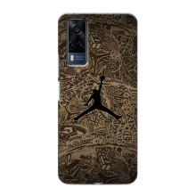 Чехлы для VIVO Y53S - с картинкой JORDAN (AlphaPrint) (Logo Jordan)