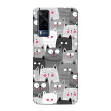 Чохли з Котиками для VIVO Y53S (VPrint) (Мальовані котики)