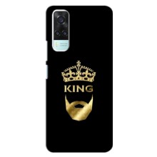 Чехол (Корона на чёрном фоне) для Виво У53с – KING