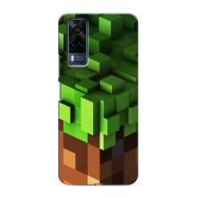 Чехол Майнкрафт на VIVO Y53S (AlphaPrint) Minecraft (текстура Майнкрафт)