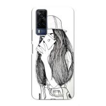 Чохол з друком для VIVO Y53S - (Мода) (AlphaPrint) (Фото дівчини)