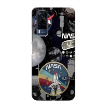 Силиконовый бампер с принтом "Наса" на VIVO Y53S – Art nasa