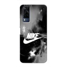 Чехол для VIVO Y53S - с принтом Найк (AlphaPrint) (Лого Найк)