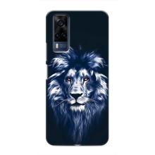 Чехол со Львом для VIVO Y53S (VPrint) (Синий Лев)