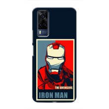 Чехол Супергерой Железный человек на VIVO Y53S (Art Iron man)