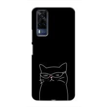 Чохол з малюнком кіт на VIVO Y53S – Байдужий кіт