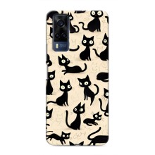 Чехол с рисунком кот на VIVO Y53S
