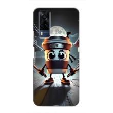 Чохол з мемом Тралалело тралала на VIVO Y53S (Капучіно асасіно)