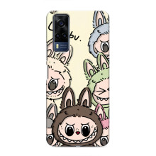 Чехол с Лабубу на VIVO Y53S – Коллаж Лабубу